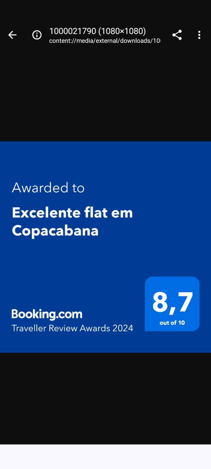 Excelente Flat Em Copacabana Rio de Janeiro Eksteriør bilde